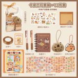  Bộ Quà Tặng Văn Phòng Phẩm Kapibara Dễ Thương - Sổ Tay Ngày Thiếu Nhi Chuyên Dụng cho Học Sinh 