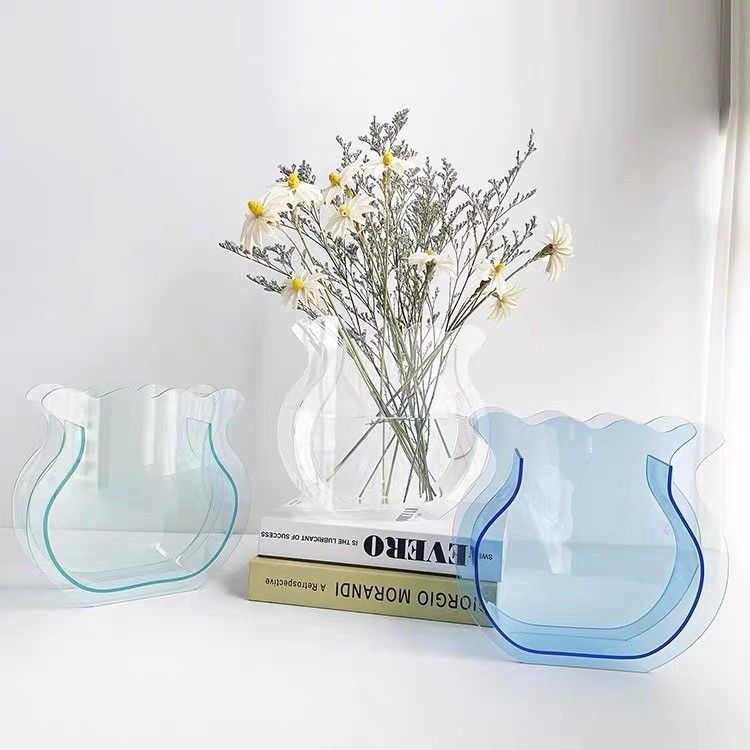  Bể Cá Để Bàn Acrylic Trong Suốt Hình Đuôi Cá Cho Cá Betta [GIAO HÀNG 2-10 NGÀY | SỈ TỪ 2 TRIỆU | CÓ THỂ IN LOGO] 
