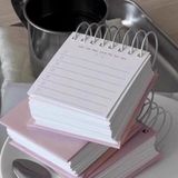  Sổ Cuộn Dây Mini Màu Hồng Phong Cách Hàn Quốc Dày Cao Cấp [GIAO HÀNG 2-10 NGÀY | SỈ TỪ 2 TRIỆU | CÓ THỂ IN LOGO] 