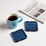  Tấm Lót Cốc Vải Cotton Họa Tiết Kẻ Sọc Nhiều Màu - Lót Cách Nhiệt Cốc Trà Tua Rua, Trang Trí Bàn Ăn, Phòng Khách [GIAO HÀNG 2-10 NGÀY | SỈ TỪ 2 TRIỆU | CÓ THỂ IN LOGO] 