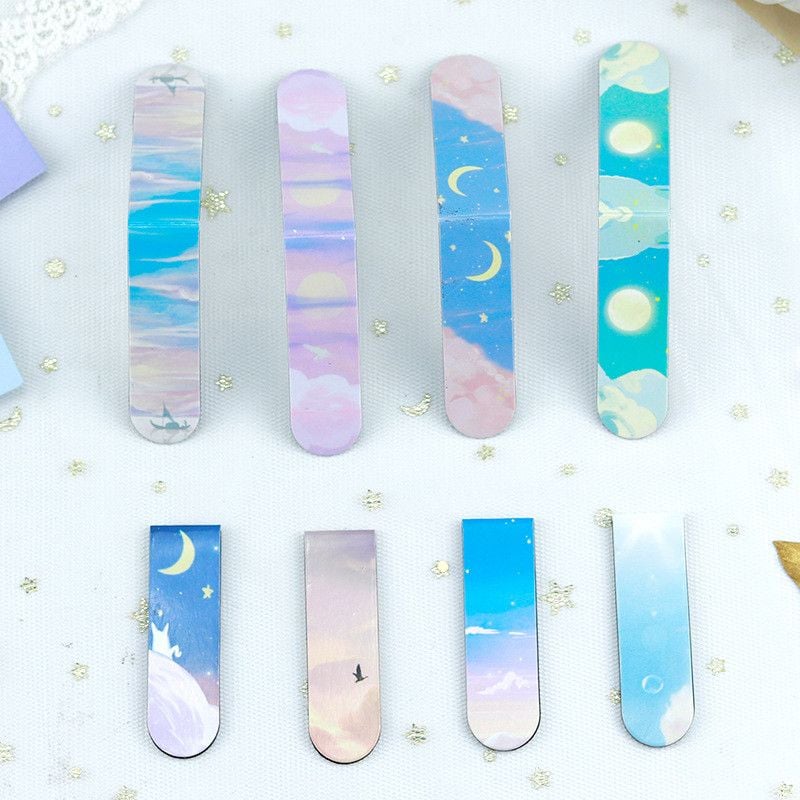  (HÀNG ĐẶT TRƯỚC) Set 50 Dấu Trang Từ Tính Hình Ngôi Sao Bầu Trời Đầy Sao Cá Nhân Hóa [GIAO HÀNG 2-10 NGÀY | SỈ TỪ 2 TRIỆU | CÓ THỂ IN LOGO] 