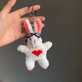  Móc Khóa Đôi Phi Công Sang Trọng - Túi Thỏ Đen Nguyên Bản Dành Cho Những Người Bận Rộn 