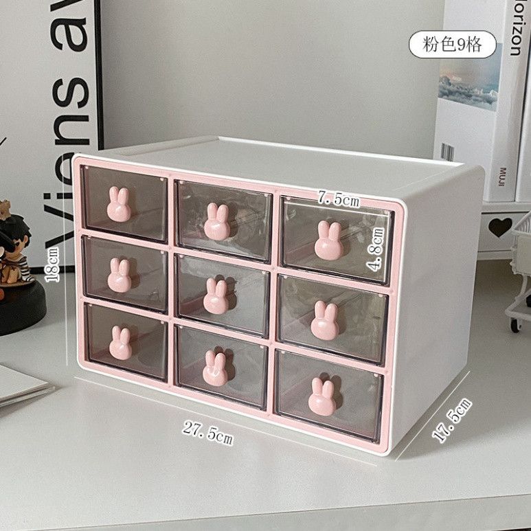  Hộp Đựng Đồ Văn Phòng Phẩm Jiugongge Ngăn Kéo - Thiết Kế Trong Suốt, Đặt Trước! 