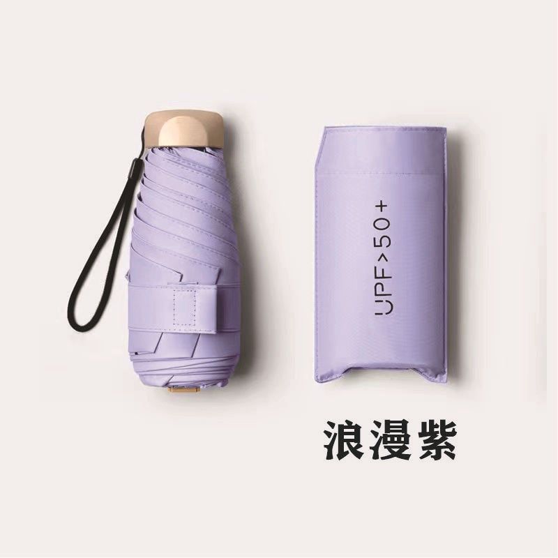  Ô Dù Gấp 5 Lần Nhỏ Gọn Kèm Túi - Dù Che Mưa, Chống Nắng UPF Cao, Siêu Nhẹ, Quà Tặng Doanh Nghiệp [GIAO HÀNG 2-10 NGÀY | SỈ TỪ 2 TRIỆU | CÓ THỂ IN LOGO] 