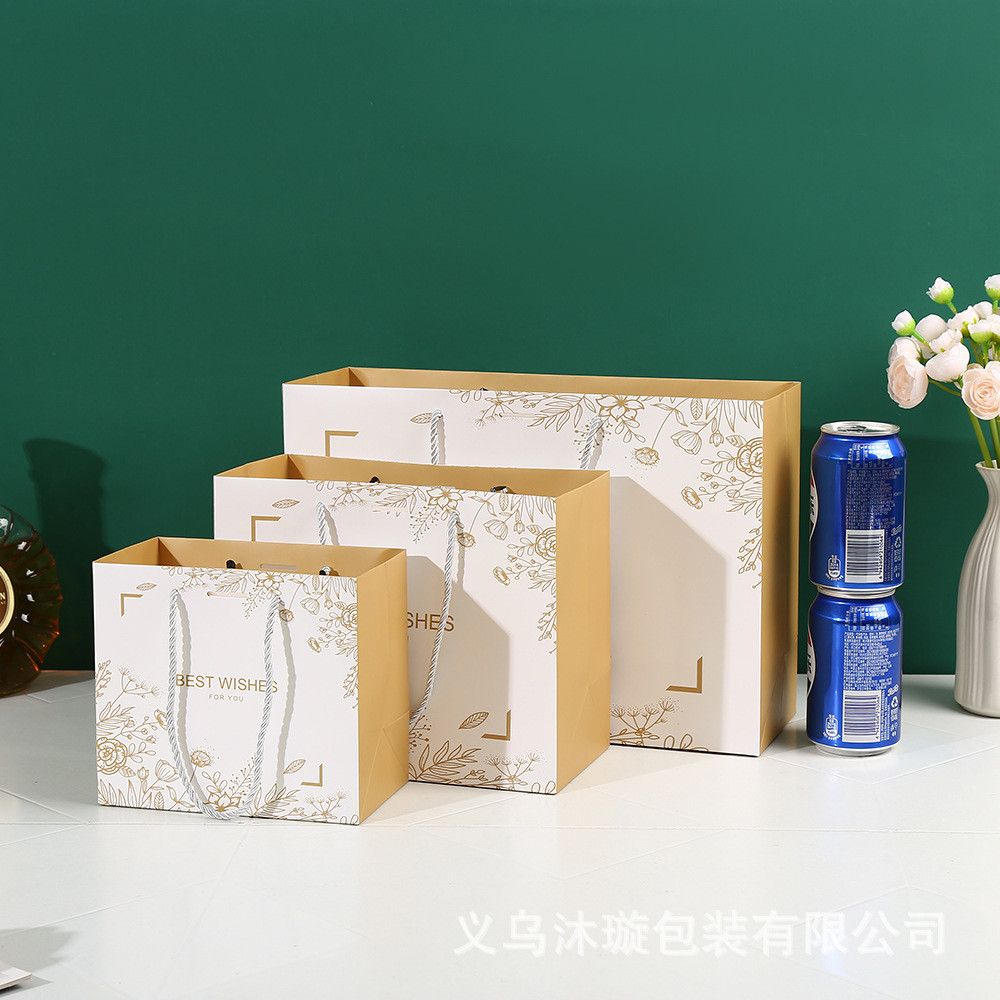  Túi quà tặng họa tiết đá cẩm thạch kèm nơ, túi xách tay cao cấp 