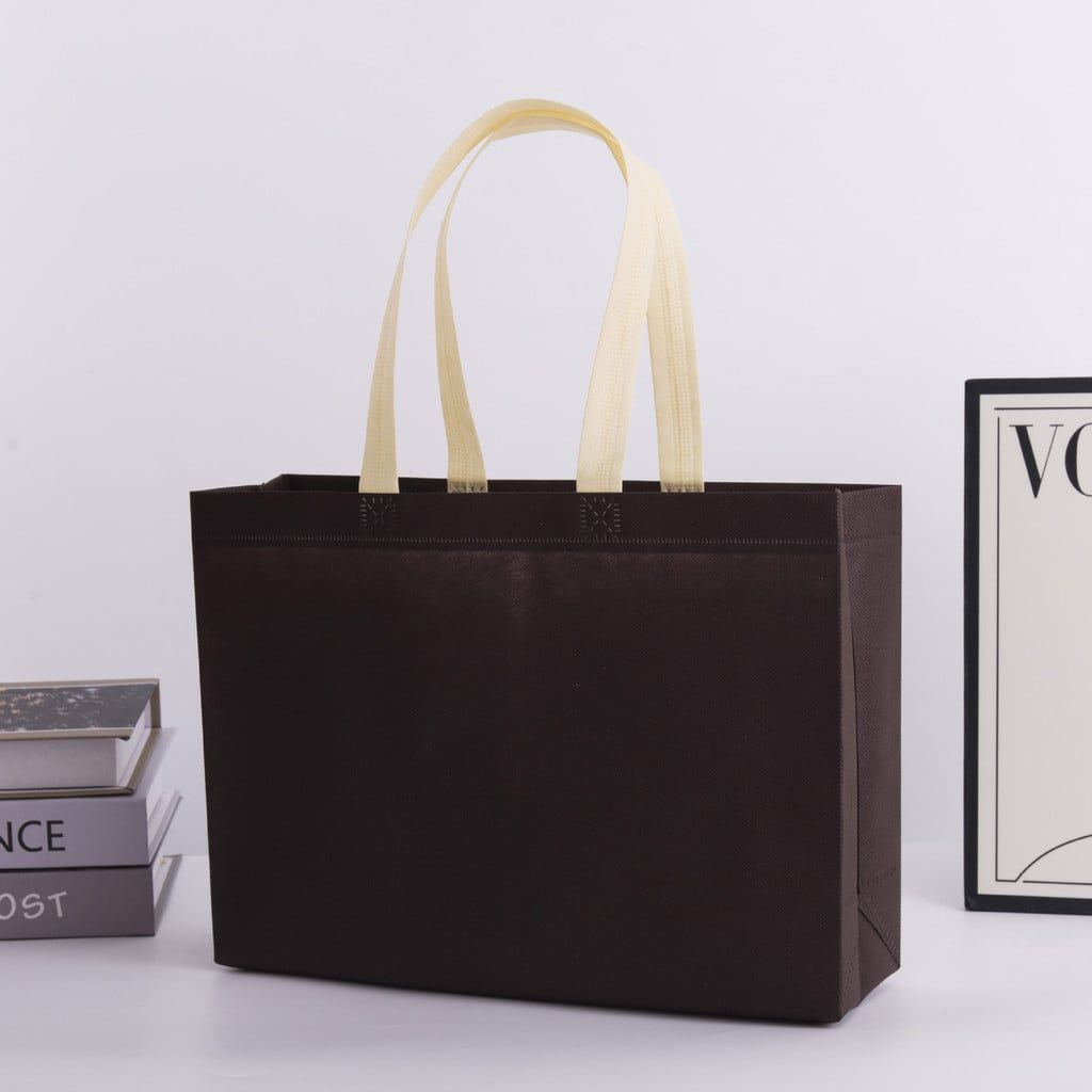  Túi tote vải không dệt dày dặn, túi đeo chéo in logo shop 