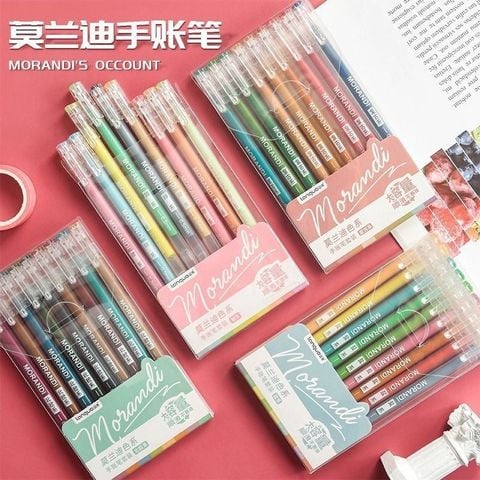  Bộ Bút Gel Màu Morandi Trái Cây Xanh Cho Học Sinh, Bút Graffiti [GIAO HÀNG 2-10 NGÀY | SỈ TỪ 2 TRIỆU | CÓ THỂ IN LOGO] 