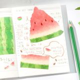  (HÀNG ĐẶT TRƯỚC) Set 5 Ghi Chú Dưa Hấu Trái Cây Mùa Hè Sáng Tạo Màu Nước Dễ Thương [GIAO HÀNG 2-10 NGÀY | SỈ TỪ 2 TRIỆU | CÓ THỂ IN LOGO] 