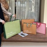  Túi xách tay nhám mẫu mới cho cửa hàng thời trang túi mua sắm cao cấp 