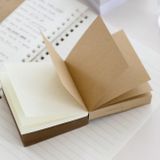  Giấy Chú Giải 400 Tờ - Màu Trắng/Nâu, Kích Thước 8x8 CM, Dễ Xé, Hoàn Hảo Cho Việc Ghi Chú. 