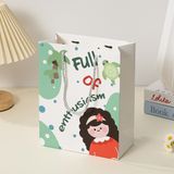  Túi quà công chúa túi giấy cá tính dày dặn xách tay đựng bó hoa sinh nhật 