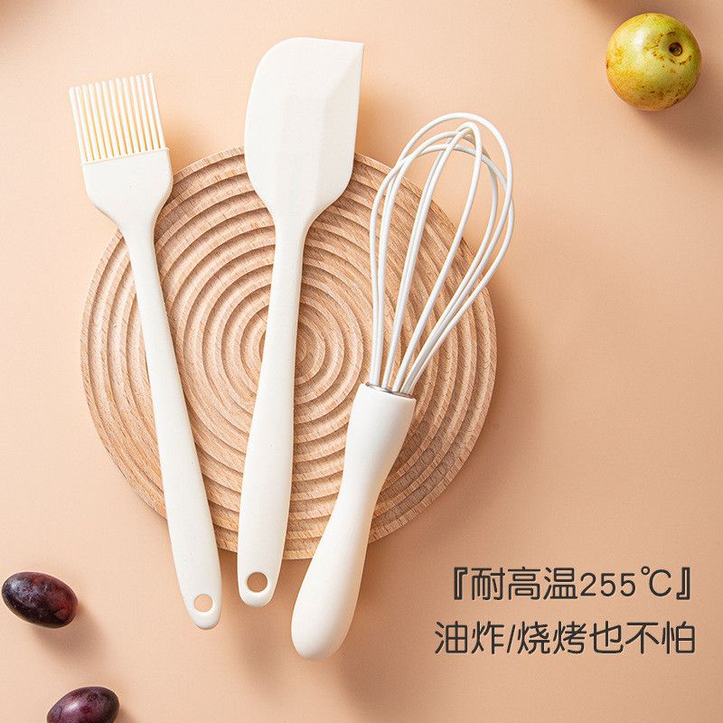  Bộ Dụng Cụ Làm Bánh Silicon: Dao Trét Kem, Cây Vét Bột, Máy Đánh Trứng [GIAO HÀNG 2-10 NGÀY | SỈ TỪ 2 TRIỆU | CÓ THỂ IN LOGO] 