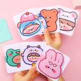  Mix 6 chiếc Q941 Thiệp dễ thương 9.3CM | Chúc mừng 20-11, Sinh Nhật, Lễ Hội, Tình Yêu với hình vẽ hoạt hình