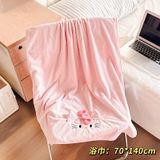  Bộ Khăn Tắm San Hô 3 Món Hình Mèo Hồng - Khăn Tắm + Khăn Mặt + Mũi Trùm Đầu, Thấm Nước Nhanh, Không Rụng Lông [GIAO HÀNG 2-10 NGÀY | SỈ TỪ 2 TRIỆU | CÓ THỂ IN LOGO] 
