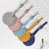  Thẻ Hành Lý Da PU Mềm Kiểu Dáng Tròn Hàng Có Sẵn Xuyên Biên Giới [GIAO HÀNG 2-10 NGÀY | SỈ TỪ 2 TRIỆU | CÓ THỂ IN LOGO] 