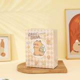  Túi quà bìa cứng trắng capybara dễ thương tinh tế cho sinh nhật 