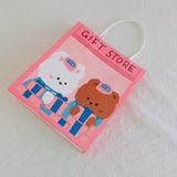  Bộ 5 Túi Giấy Quà Tặng Họa Tiết Gấu Ngẫu Nhiên (17.5x21x7.5CM) - Q1508 