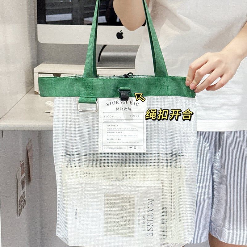  Túi Đựng Tài Liệu Trong Suốt Dạng Lưới Có Khóa Kéo - Túi Đựng Bài Tập, Đồ Dùng Luyện Thi Cho Học Sinh, Văn Phòng [GIAO HÀNG 2-10 NGÀY | SỈ TỪ 2 TRIỆU | CÓ THỂ IN LOGO] 
