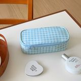  Túi Đựng Mỹ Phẩm Ca Rô Xanh Phong Cách Hàn Quốc Du Lịch [GIAO HÀNG 2-10 NGÀY | SỈ TỪ 2 TRIỆU | CÓ THỂ IN LOGO] 