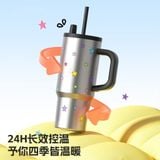  Cốc giữ nhiệt gia dụng dung tích lớn có tay cầm kiểu dáng thời thượng 
