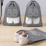  10 Túi Vải Đựng Giày Dây Rút Chống Bụi Du Lịch Size Lớn 44x32cm [GIAO HÀNG 2-10 NGÀY | SỈ TỪ 2 TRIỆU | CÓ THỂ IN LOGO] 
