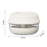  Hộp Đựng Niềng Răng Hai Lớp Đa Năng Có Gương Ngâm Thoát Nước [GIAO HÀNG 2-10 NGÀY | SỈ TỪ 2 TRIỆU | CÓ THỂ IN LOGO] 