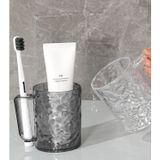  Cốc Súc Miệng Nhựa Màu Trắng, Xám Họa Tiết Sông Băng - Cốc Đánh Răng Cao Cấp, Phong Cách Hàn Quốc, Sang Trọng Nhẹ Nhàng [GIAO HÀNG 2-10 NGÀY | SỈ TỪ 2 TRIỆU | CÓ THỂ IN LOGO] 