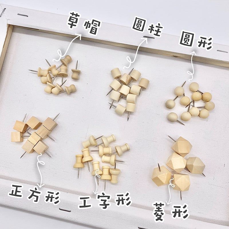  Đinh Gỗ Sáng Tạo Nút Chai Gỗ Tự Nhiên Trang Trí Tường [GIAO HÀNG 2-10 NGÀY | SỈ TỪ 2 TRIỆU | CÓ THỂ IN LOGO] 