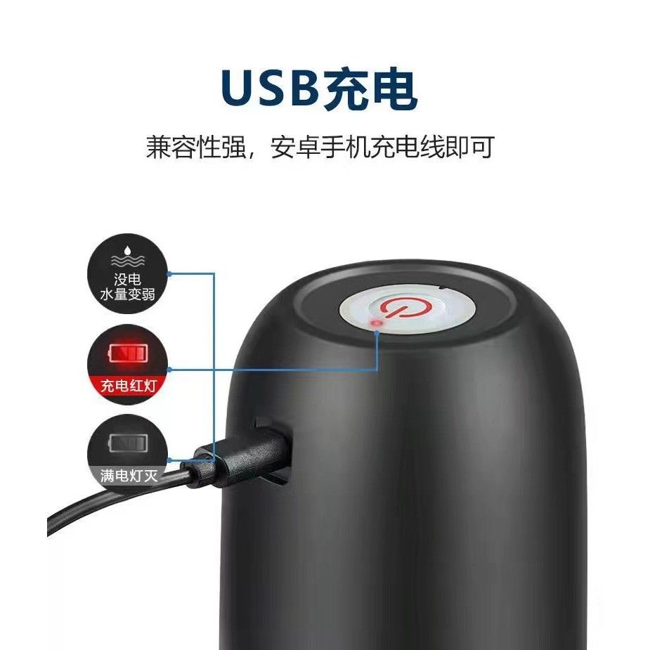  Máy Bơm Nước Điện Có Thể Sạc - Bơm Nước Đóng Chai Gia Đình, Thiết Bị Lấy Nước Tinh Khiết Mini, Dùng Cho Văn Phòng, Nhà Bếp [GIAO HÀNG 2-10 NGÀY | SỈ TỪ 2 TRIỆU | CÓ THỂ IN LOGO] 