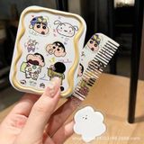  (HÀNG ĐẶT TRƯỚC) 5 Bộ Gương Trang Điểm Gấp Gọn Di Động Kèm Lược Bỏ Túi [GIAO HÀNG 2-10 NGÀY | SỈ TỪ 2 TRIỆU | CÓ THỂ IN LOGO] 