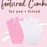  Bộ 10 đôi găng tay tẩy tế bào đa năng (2 chiếc/túi) – Massage và làm đẹp da! 