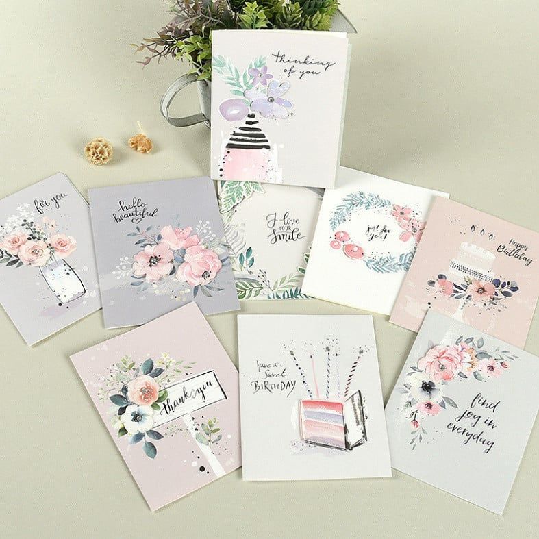  Thiệp Chúc Mừng Sáng Tạo Hàn Quốc - Bộ 10 Thiệp Tốt Nghiệp Độc Đáo! 