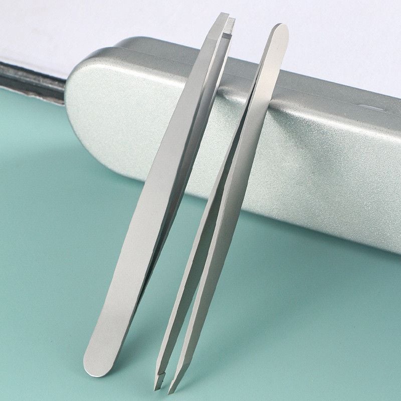  Nhíp Nhổ Lông Mày Không Từ Tính Độ Chính Xác Cao - Kẹp Tỉa Lông Mày, Nhổ Râu, Dụng Cụ Làm Đẹp Cầm Tay Nhỏ Gọn [GIAO HÀNG 2-10 NGÀY | SỈ TỪ 2 TRIỆU | CÓ THỂ IN LOGO] 