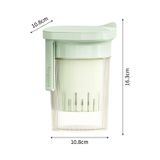  Bộ Lọc Sữa Chua Khô Có Thể Tháo Rời - Cốc Lọc Sữa Chua, Sữa Đậu Nành Cầm Tay Trong Suốt, Kèm Nĩa [GIAO HÀNG 2-10 NGÀY | SỈ TỪ 2 TRIỆU | CÓ THỂ IN LOGO] 