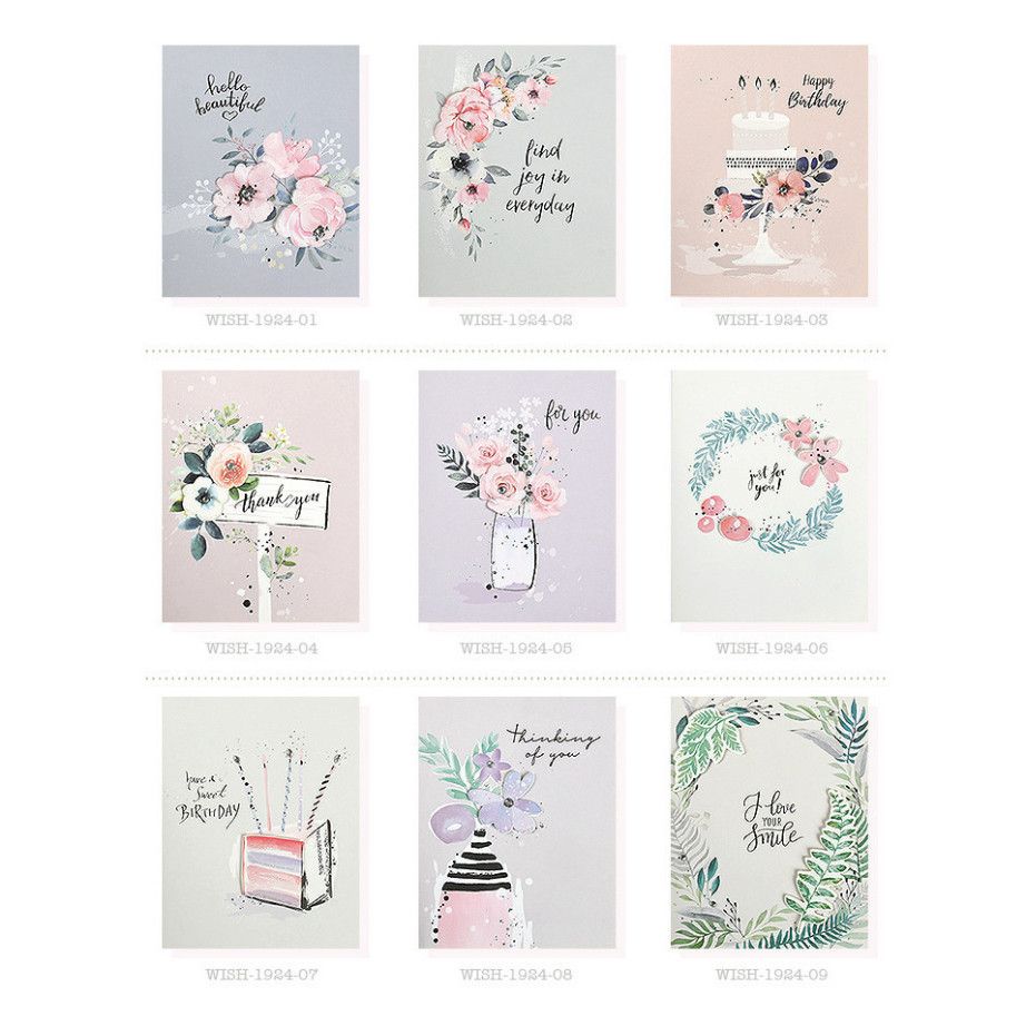  Thiệp Chúc Mừng Sáng Tạo Hàn Quốc - Bộ 10 Thiệp Tốt Nghiệp Độc Đáo! 