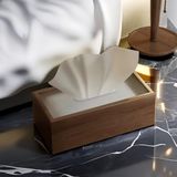  Hộp Đựng Khăn Giấy Gỗ Nguyên Khối Cao Cấp Để Bàn [GIAO HÀNG 2-10 NGÀY | SỈ TỪ 2 TRIỆU | CÓ THỂ IN LOGO] 
