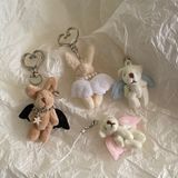  5 Chuỗi Điện Thoại Mini Angel Bear Trái Tim Màu Hồng, Xanh [GIAO HÀNG 2-10 NGÀY | SỈ TỪ 2 TRIỆU | CÓ THỂ IN LOGO] 