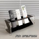  Kệ Để Bàn Acrylic Hình Chữ Nhật Màu Đen Trong - Giá Đựng Đồ Trang Trí Phòng Khách, Bàn Trà, Tivi [GIAO HÀNG 2-10 NGÀY | SỈ TỪ 2 TRIỆU | CÓ THỂ IN LOGO] 