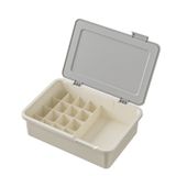  Hộp Nhựa PP Đựng Đồ Lót 3 Ngăn Có Nắp Màu Đỏ, Xanh, Xám - Hộp Phân Loại Quần Lót, Tất Gia Dụng, Vật Dụng Thần Kỳ Tủ Đồ [GIAO HÀNG 2-10 NGÀY | SỈ TỪ 2 TRIỆU | CÓ THỂ IN LOGO] 
