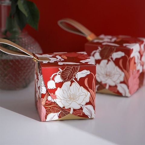  Hộp kẹo cưới kiểu Trung Quốc cảm giác cao cấp - Kiểu mới, hộp quà tặng [GIAO HÀNG 2-10 NGÀY | SỈ TỪ 2 TRIỆU | CÓ THỂ IN LOGO] 