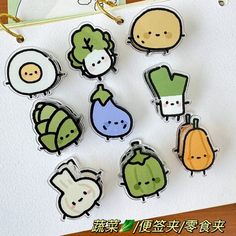  Kẹp Ghi Chú PP Hình Rau Củ Dễ Thương - Phụ Kiện Trang Trí Bàn Học, Quà Tặng Học Sinh, Văn Phòng Phẩm [GIAO HÀNG 2-10 NGÀY | SỈ TỪ 2 TRIỆU | CÓ THỂ IN LOGO] 
