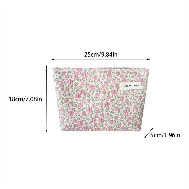  Túi Mỹ Phẩm Dung Tích Lớn Xách Tay Cao Cấp Đựng Hoa, Đồ Dùng [GIAO HÀNG 2-10 NGÀY | SỈ TỪ 2 TRIỆU | CÓ THỂ IN LOGO] 