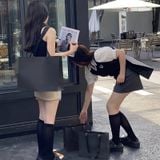  Túi Giấy Đeo Vai Màu Đen Dày Dặn - Túi Đóng Gói Quà Tặng Cửa Hàng Quần Áo, Bán Buôn Xuất Khẩu, Có Thể Dập Nóng Logo [GIAO HÀNG 2-10 NGÀY | SỈ TỪ 2 TRIỆU | CÓ THỂ IN LOGO] 