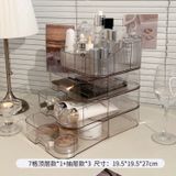  Hộp Đựng Mỹ Phẩm Acrylic Trong Suốt - Ngăn Kéo Tiện Lợi Để Bàn Trang Điểm Son Môi 