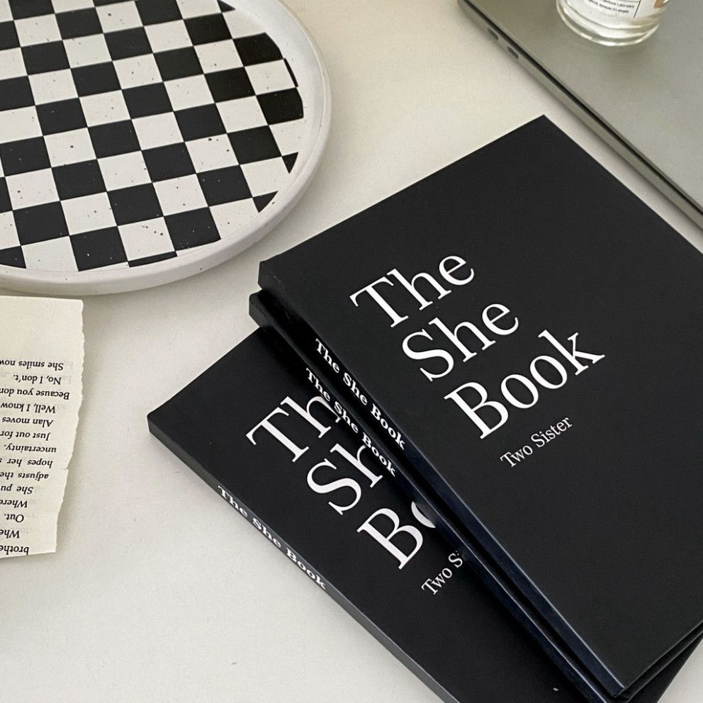  Sổ Ghi Chép Đen Phong Cách Hàn Quốc: Đạo Cụ Chụp Ảnh Instagram Đặt Trước! 