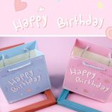  Túi giấy đựng quà in chữ Happy Birthday dây quai dù dễ thương, nhiều kích cỡ cực xinh Q720 