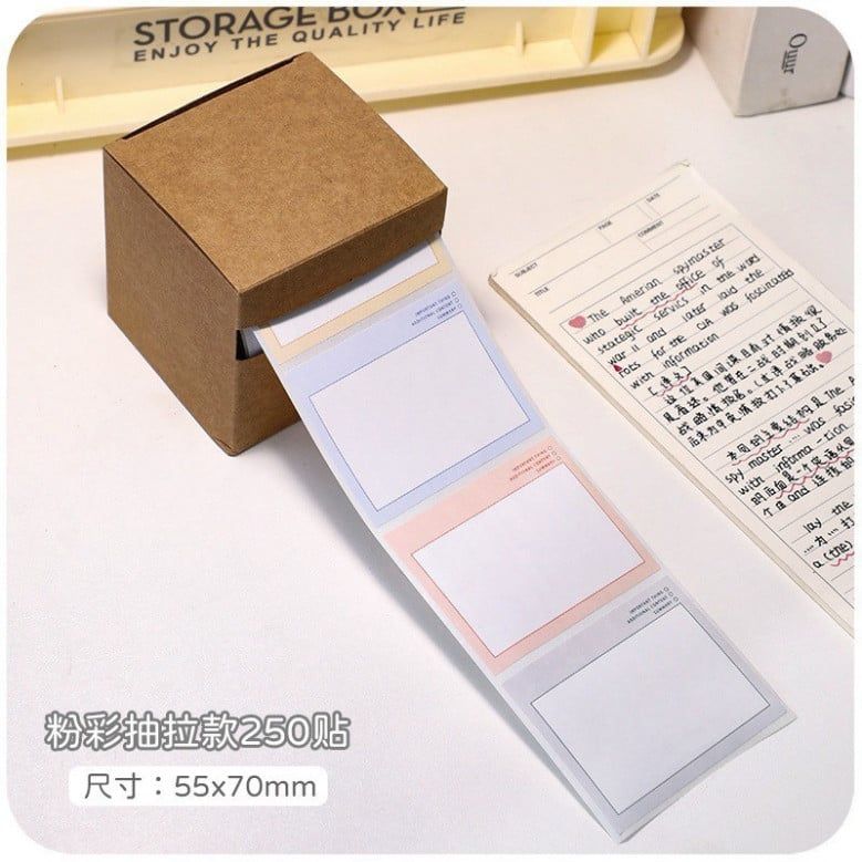  Giấy Ghi Chú Dính Kéo Dài Cho Học Sinh - Set 5 Món Đặt Trước! 