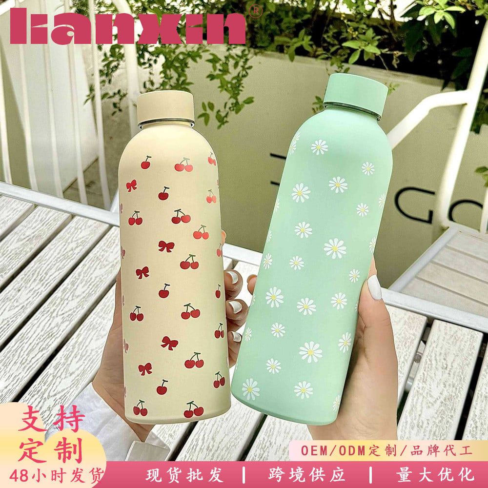  Bình giữ nhiệt inox mẫu mới dung tích lớn kiểu dáng dễ thương cho nữ 