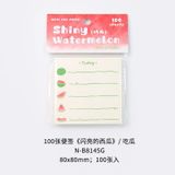  (HÀNG ĐẶT TRƯỚC) Set 5 Ghi Chú Dưa Hấu Trái Cây Mùa Hè Sáng Tạo Màu Nước Dễ Thương [GIAO HÀNG 2-10 NGÀY | SỈ TỪ 2 TRIỆU | CÓ THỂ IN LOGO] 