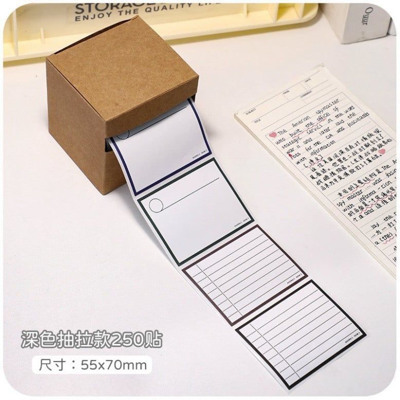  Giấy Ghi Chú Dính Kéo Dài Cho Học Sinh - Set 5 Món Đặt Trước! 